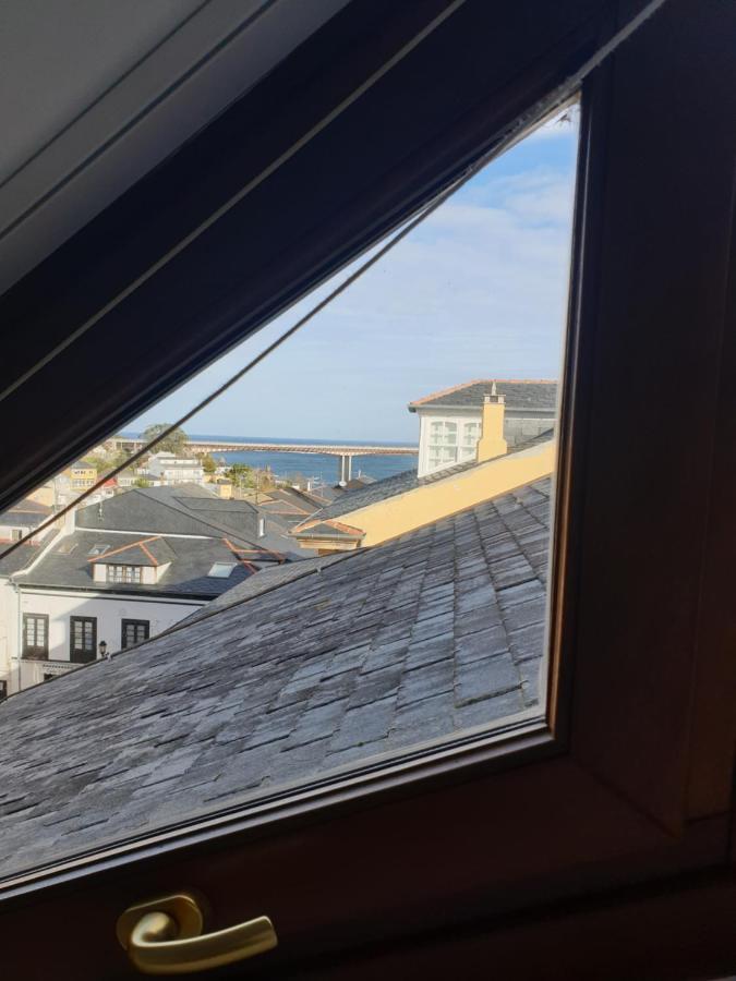 Atico Cine Colon Apartment Ribadeo Luaran gambar
