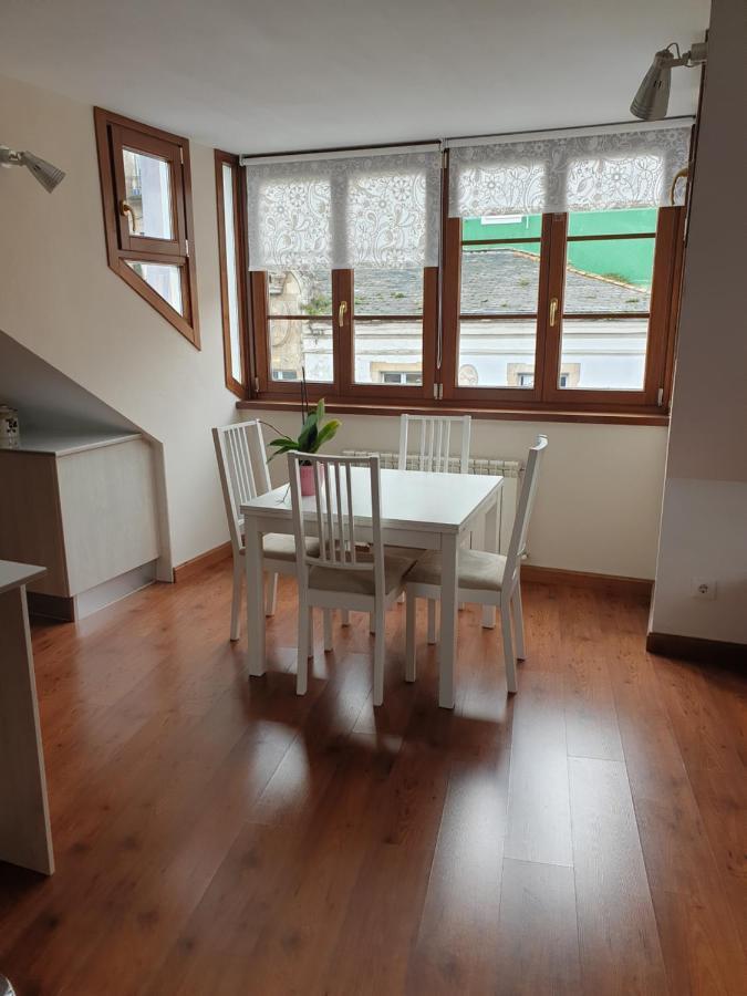 Atico Cine Colon Apartment Ribadeo Luaran gambar