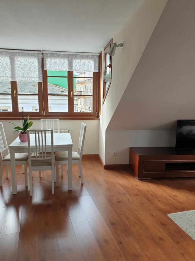 Atico Cine Colon Apartment Ribadeo Luaran gambar